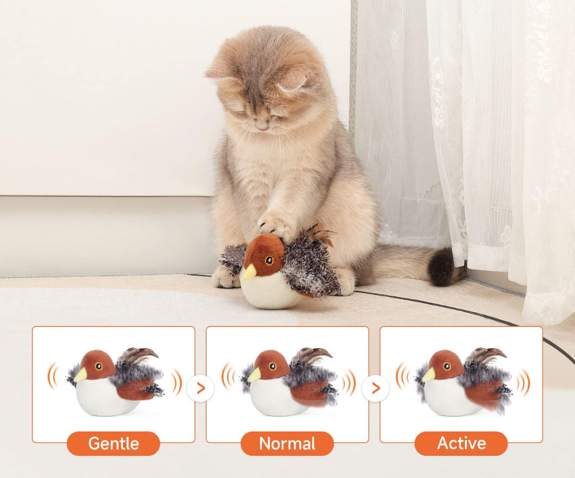 Pájaro Interactivo para Gatos